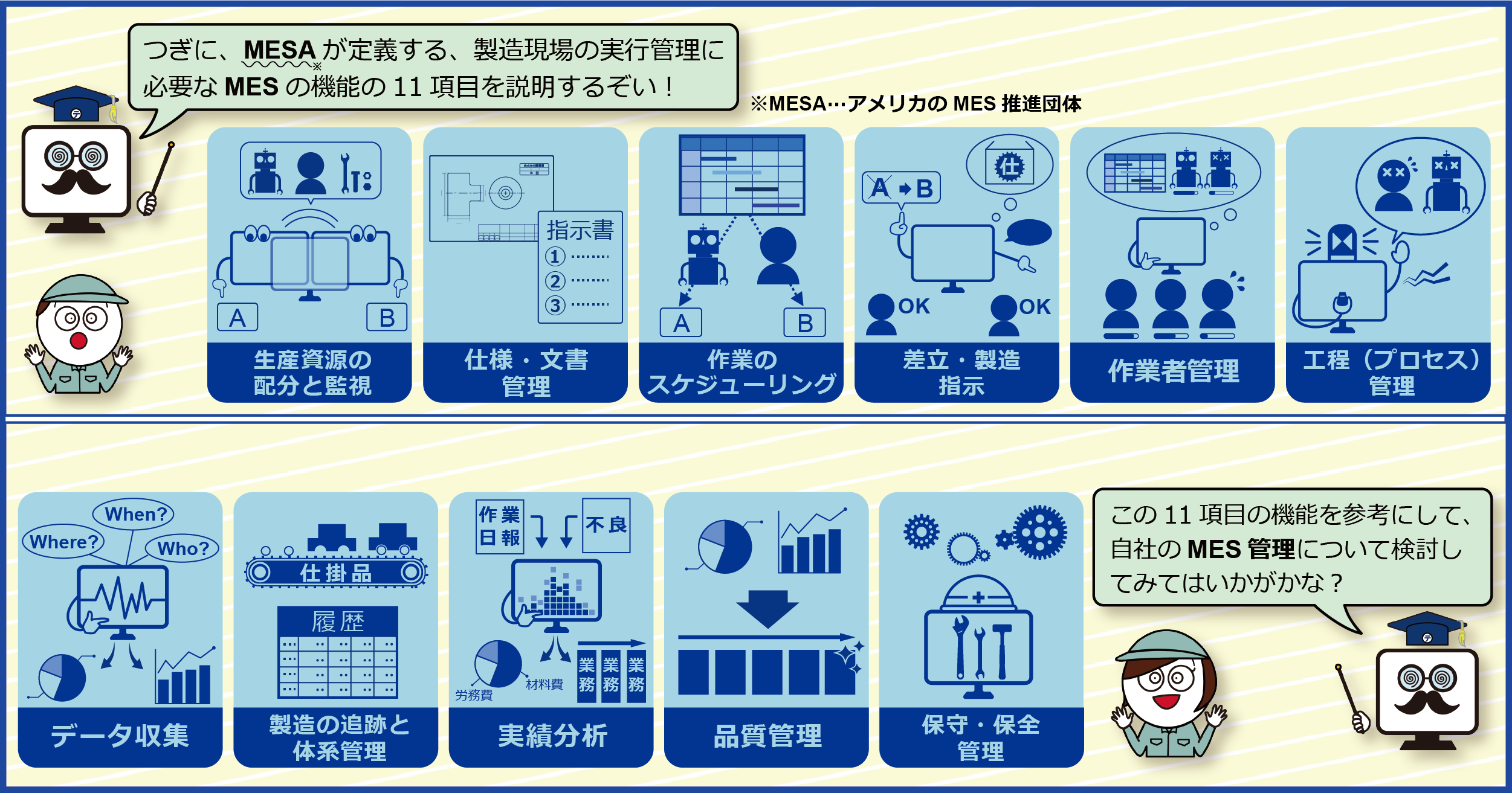 MESとは？製造実行システムとしての機能や業務のIT化による改善例をご